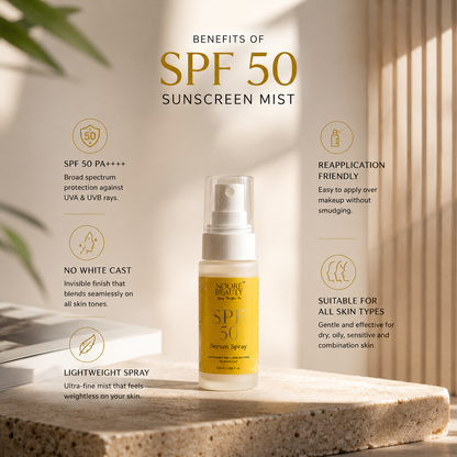 Nooré SPF 50 Sunscreen Spray